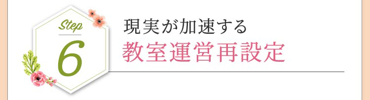 現実が加速する教室運営再設定
